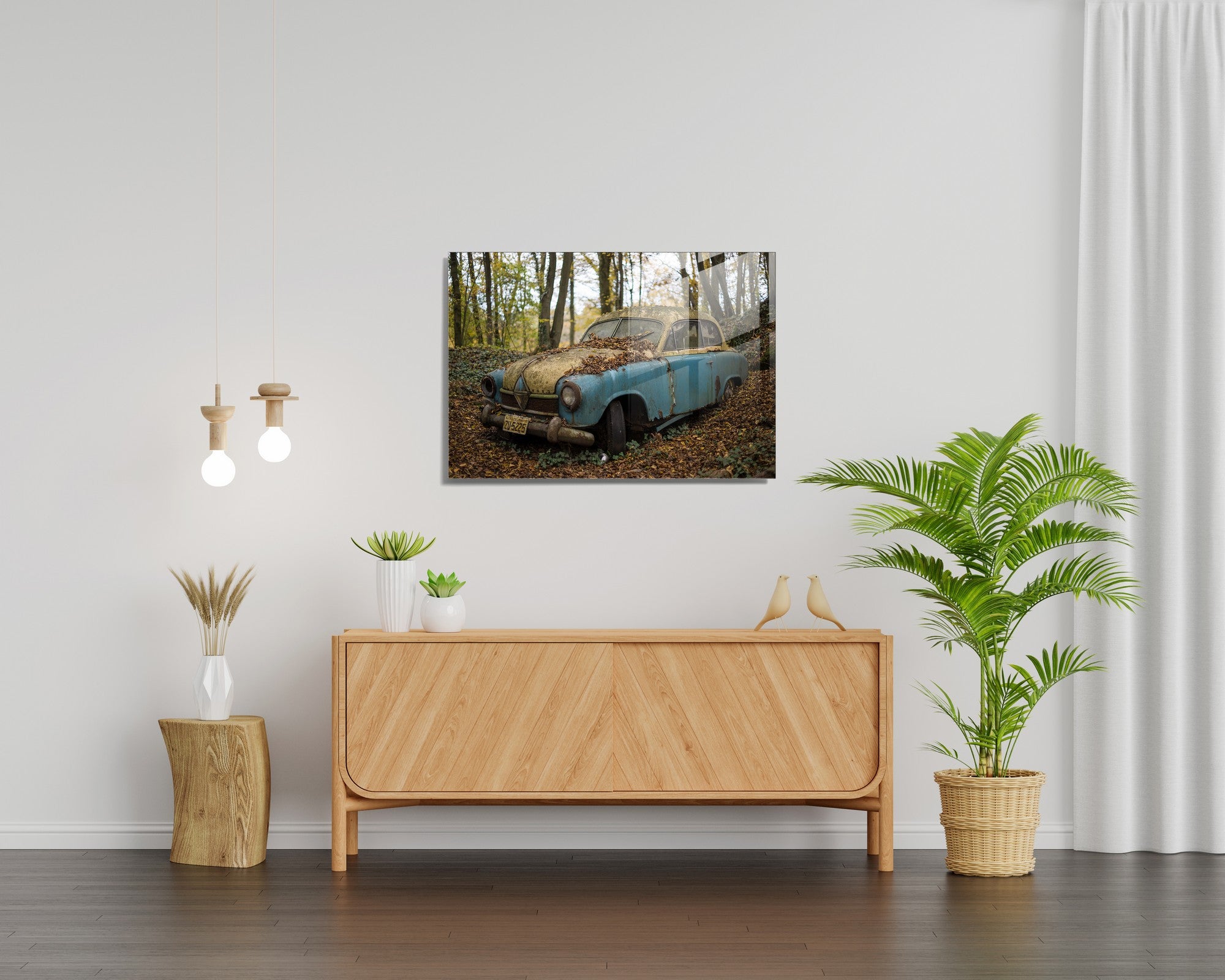 Quadro Decorativo em Vidro Temperado Multicolor 30x45cm - Arte Moderna para Decoração de Interiores