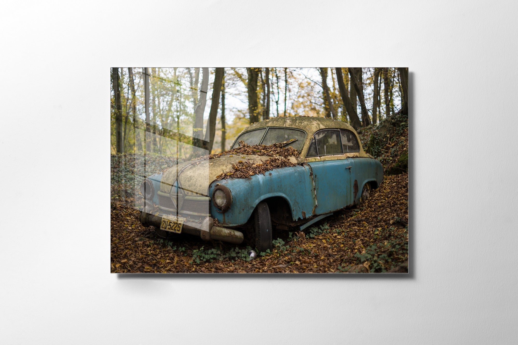 Quadro Decorativo em Vidro Temperado Multicolor 30x45cm - Arte Moderna para Decoração de Interiores