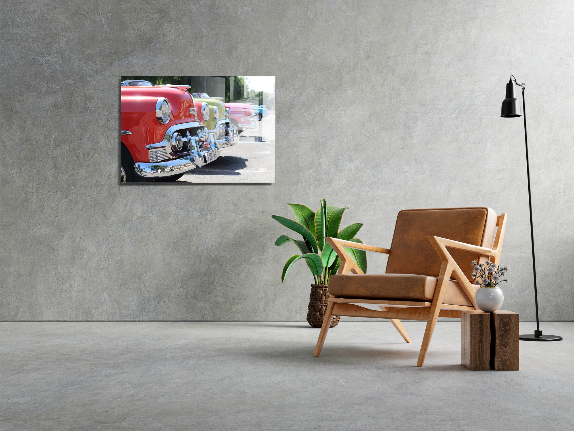 Quadro Decorativo em Vidro Temperado Multicolor 50x70cm - Arte Moderna para Transformar o Seu Espaço