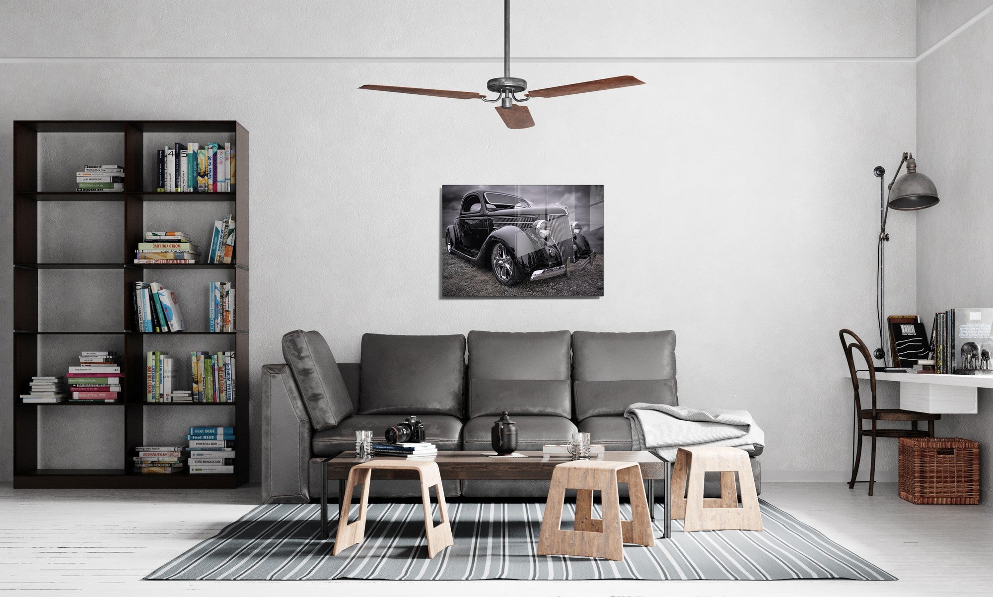 Quadro Decorativo em Vidro Temperado Multicolor 70x100cm - Arte Moderna para Transformar o Seu Espaço