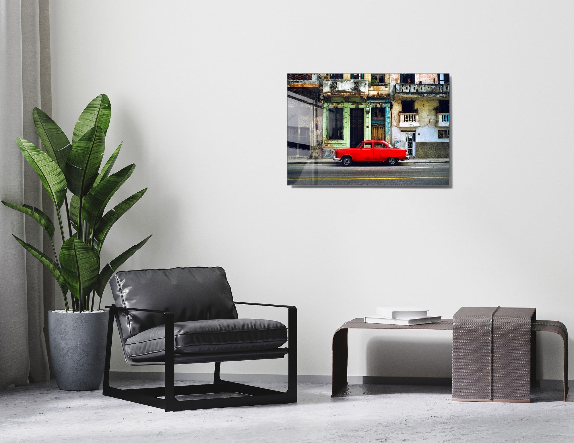 Quadro Decorativo em Vidro Temperado Multicolor 45x65cm - Arte Moderna para Transformar o Seu Espaço