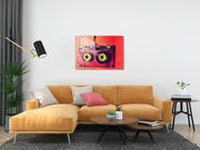 Quadro Decorativo em Vidro Temperado Multicolor 45x65cm - Arte Moderna para Transformar o Seu Espaço