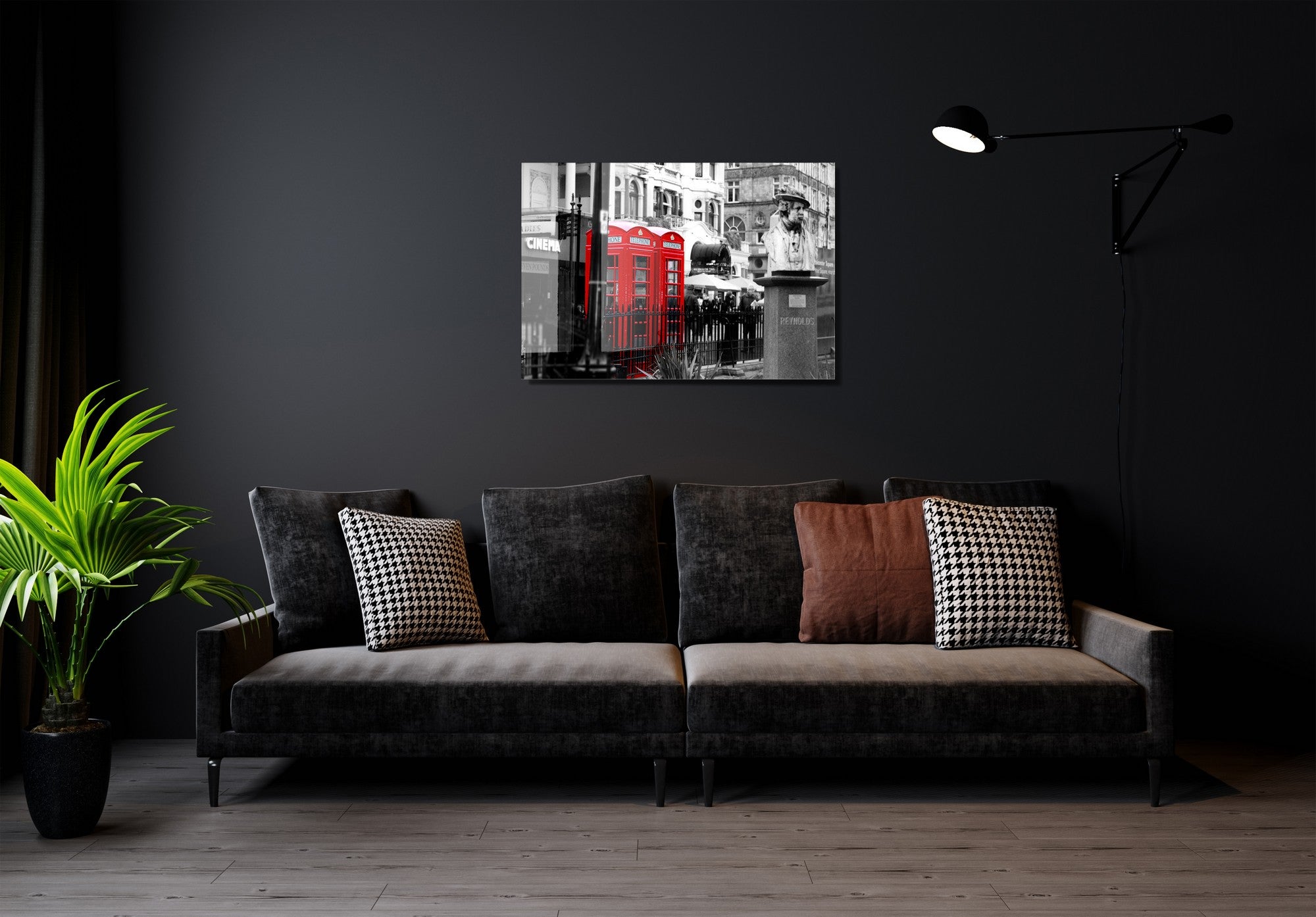 Quadro Decorativo em Vidro Temperado Multicolor 30x45cm - Arte Moderna para Decoração de Interiores