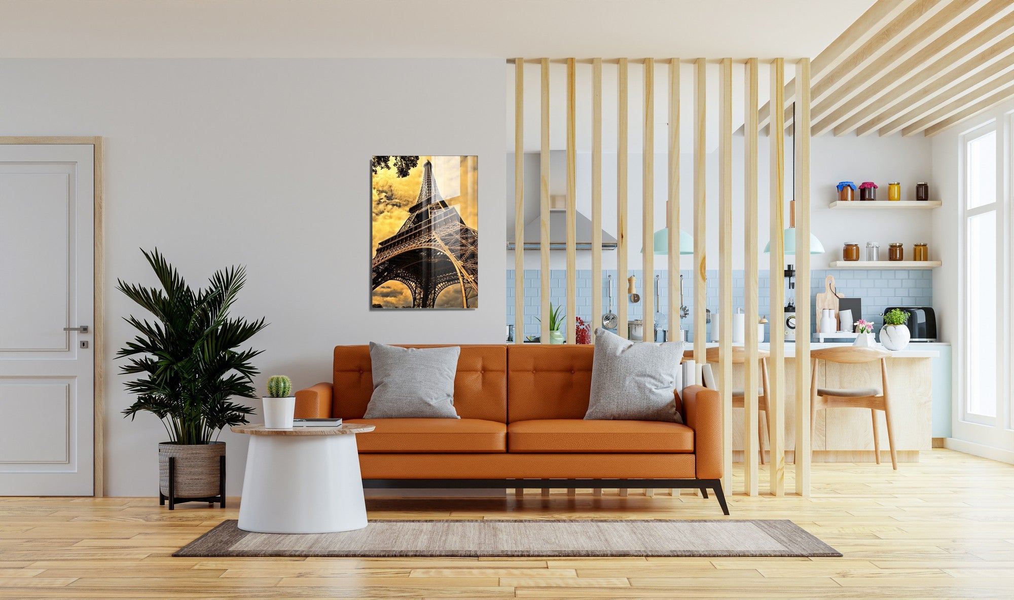 Quadro Decorativo em Vidro Temperado Multicolor 50x70cm - Arte Moderna para Transformar o Seu Espaço