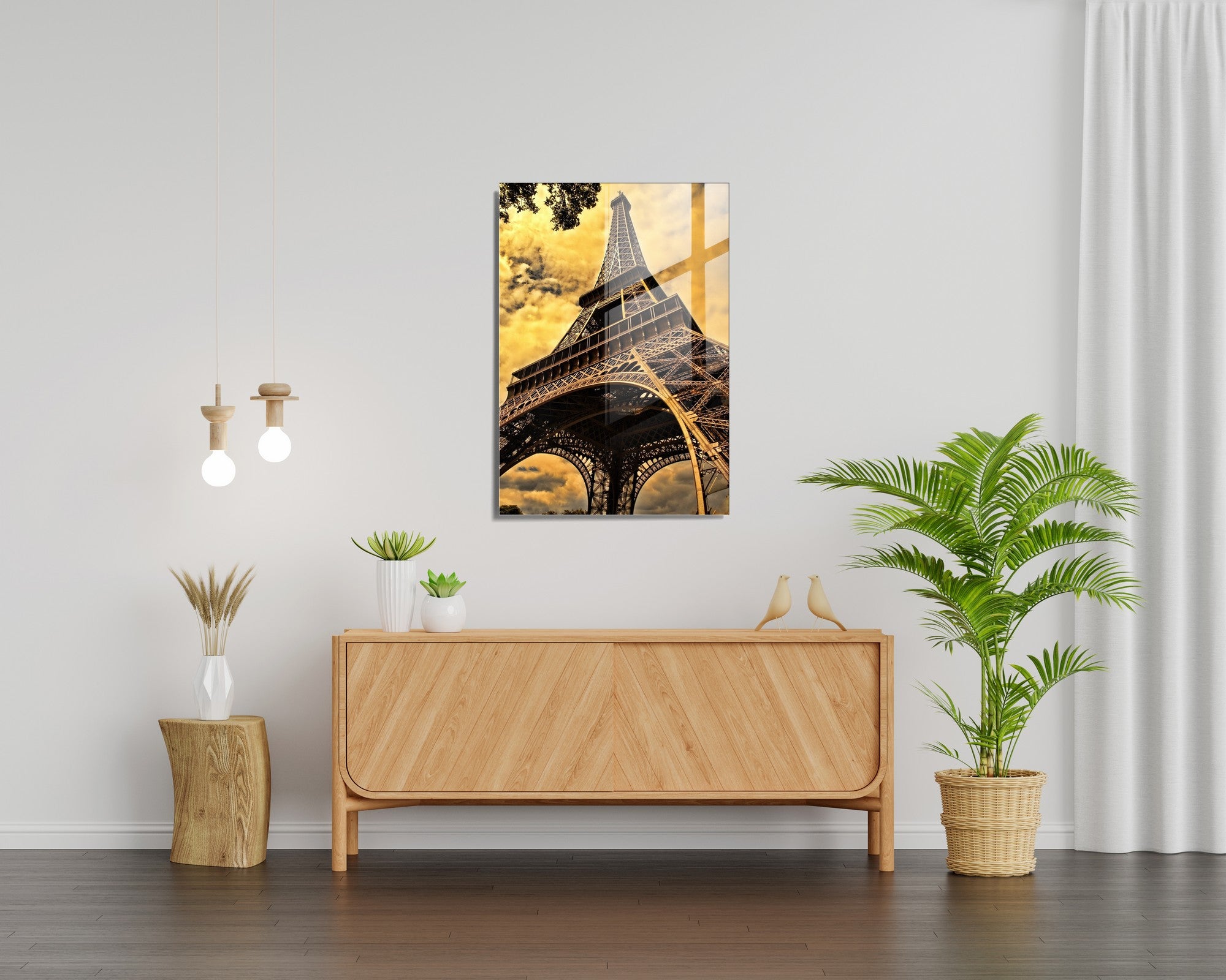 Quadro Decorativo em Vidro Temperado Multicolor 30x45cm - Arte Moderna para Decoração de Interiores