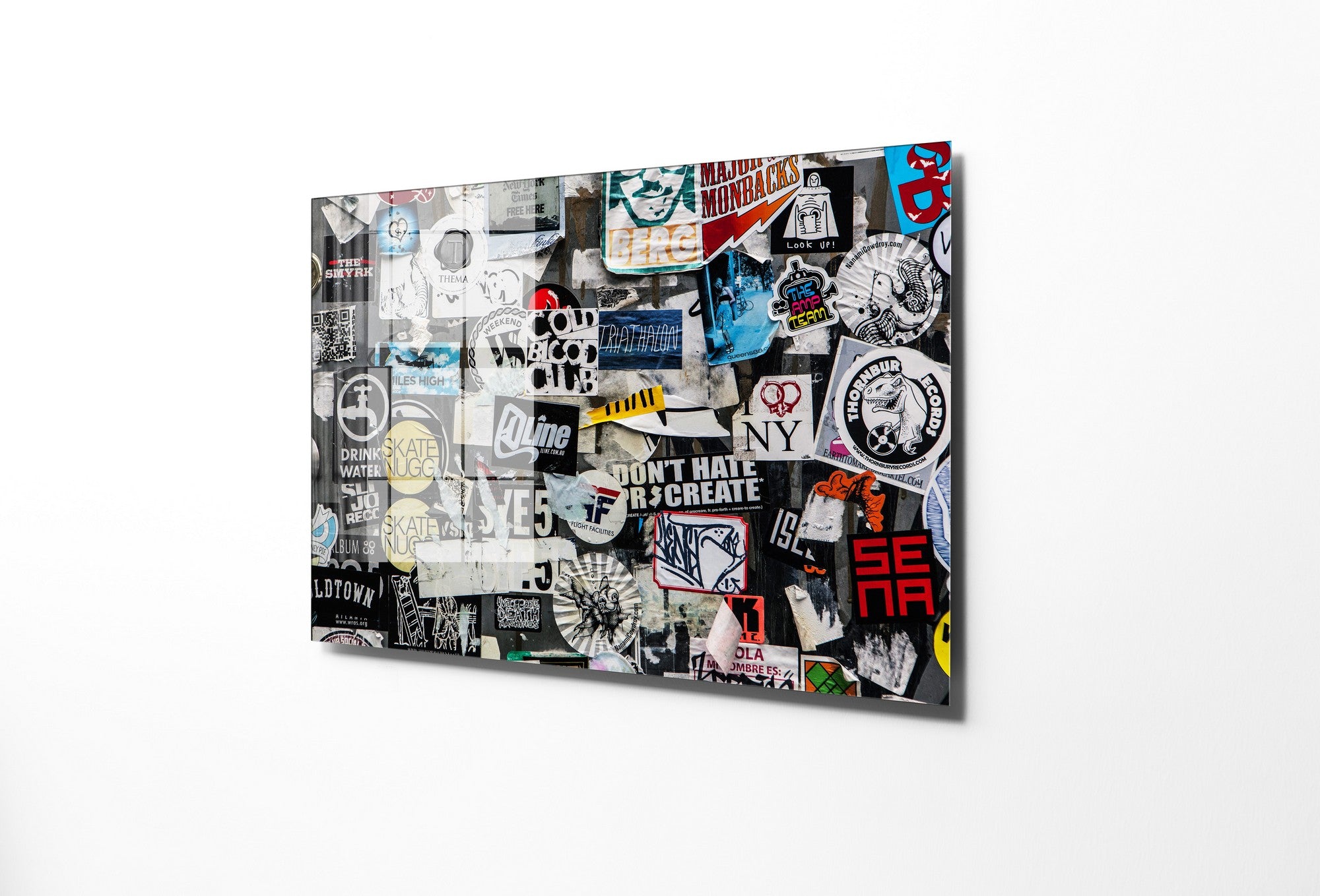 Quadro Decorativo em Vidro Temperado Multicolor 70x100cm - Arte Moderna para Transformar o Seu Espaço