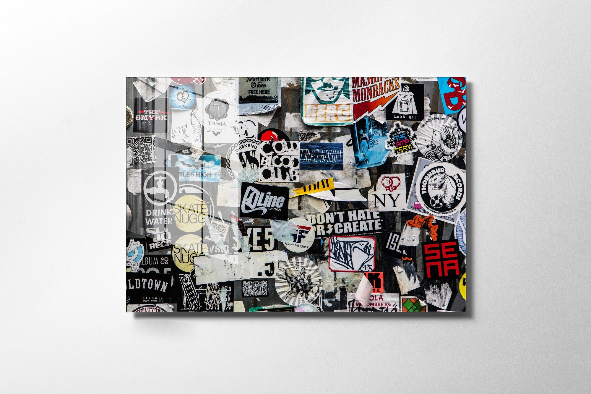 Quadro Decorativo em Vidro Temperado Multicolor 45x65cm - Arte Moderna para Transformar o Seu Espaço