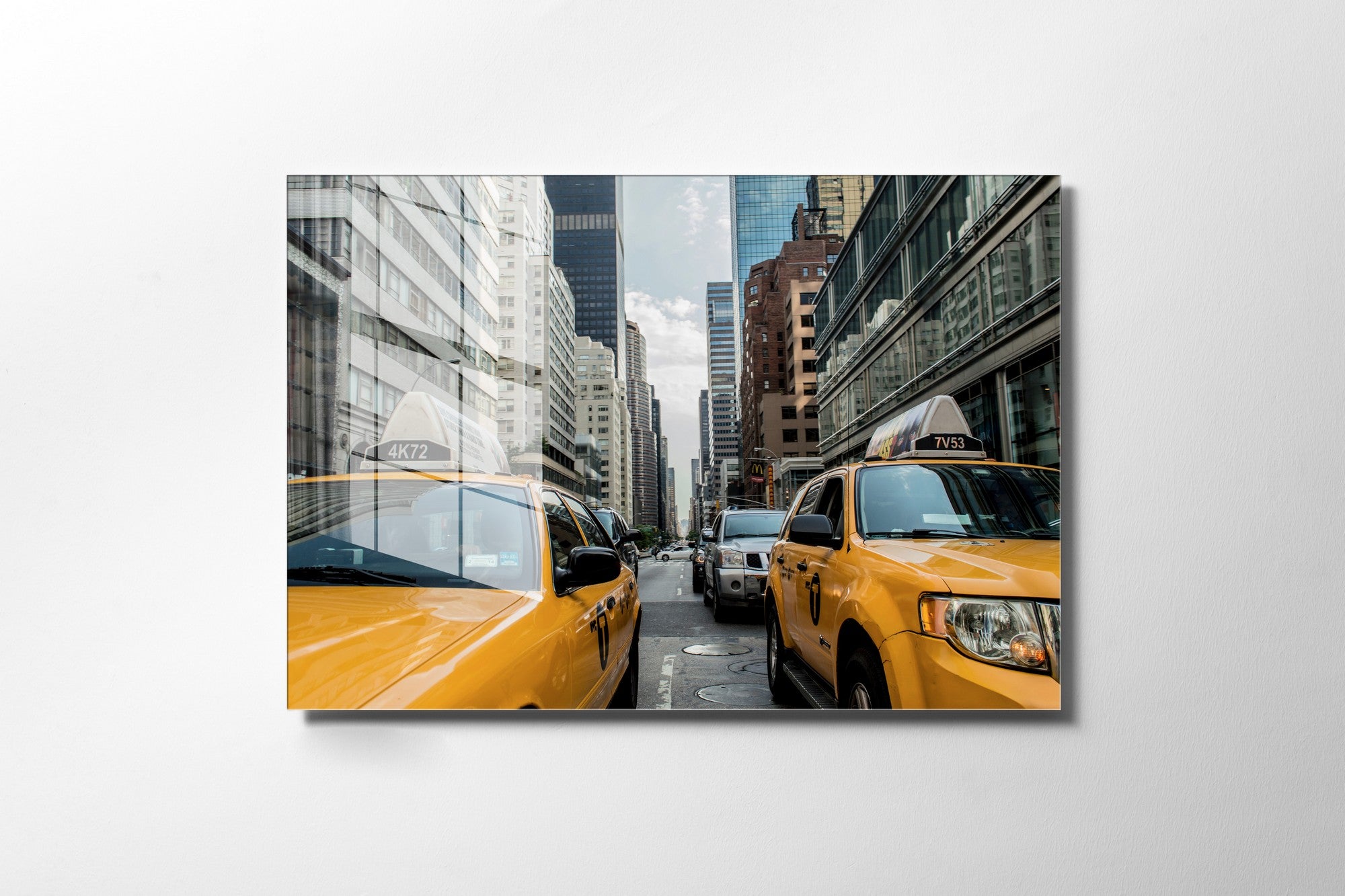 Quadro Decorativo em Vidro Temperado Multicolor 45x65cm - Arte Moderna para Transformar o Seu Espaço