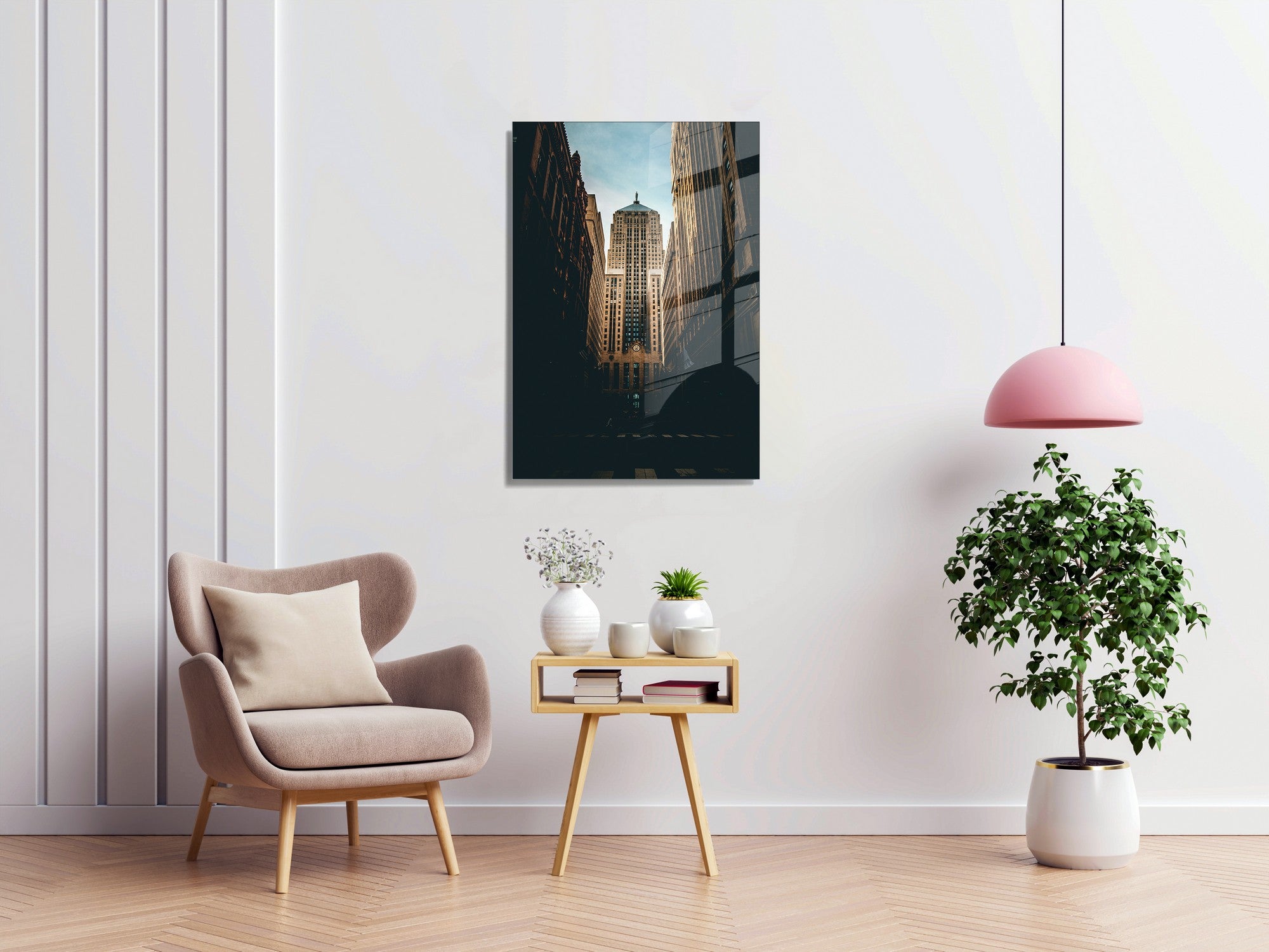 Quadro Decorativo em Vidro Temperado Multicolor 45x65cm - Arte Moderna para Transformar o Seu Espaço