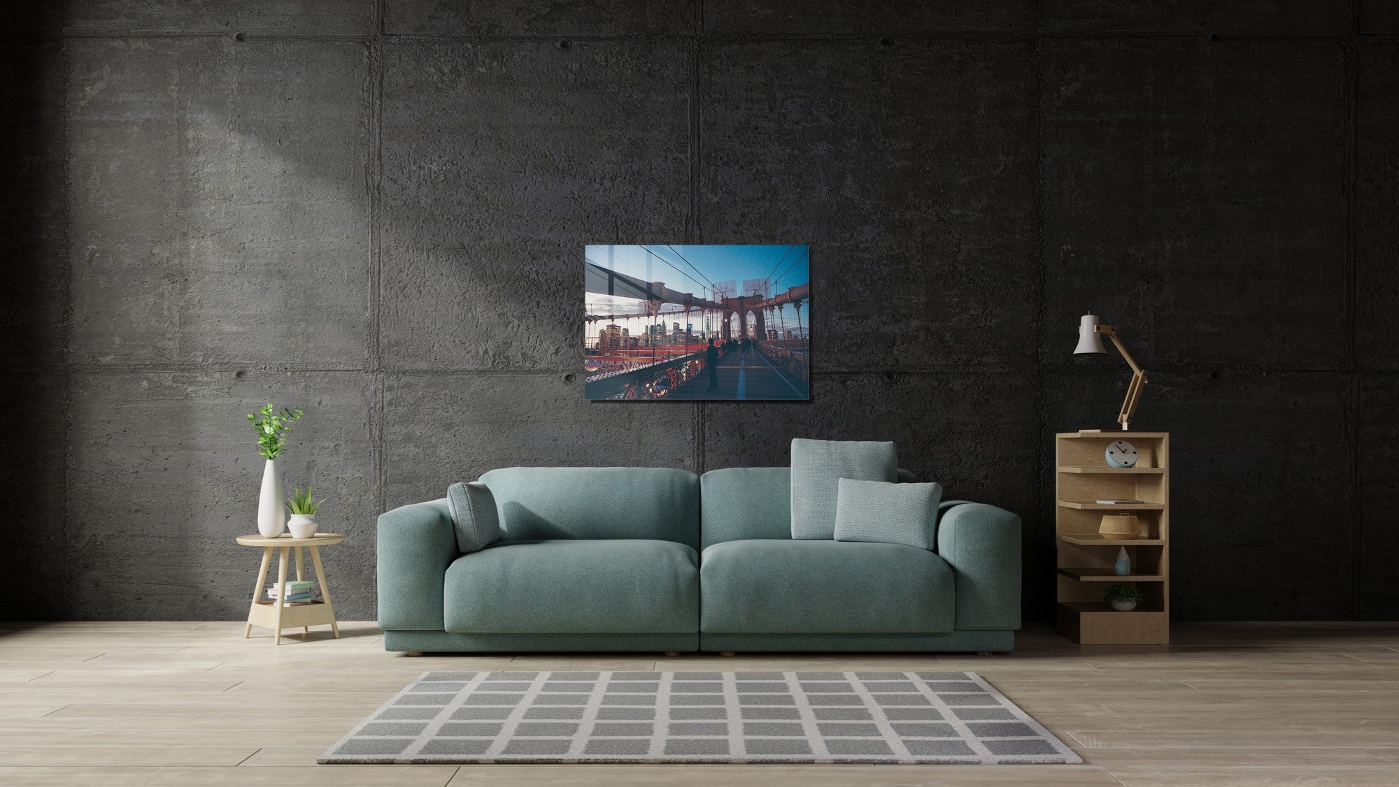 Quadro Decorativo em Vidro Temperado Multicolor 30x45cm - Arte Moderna para Decoração de Interiores