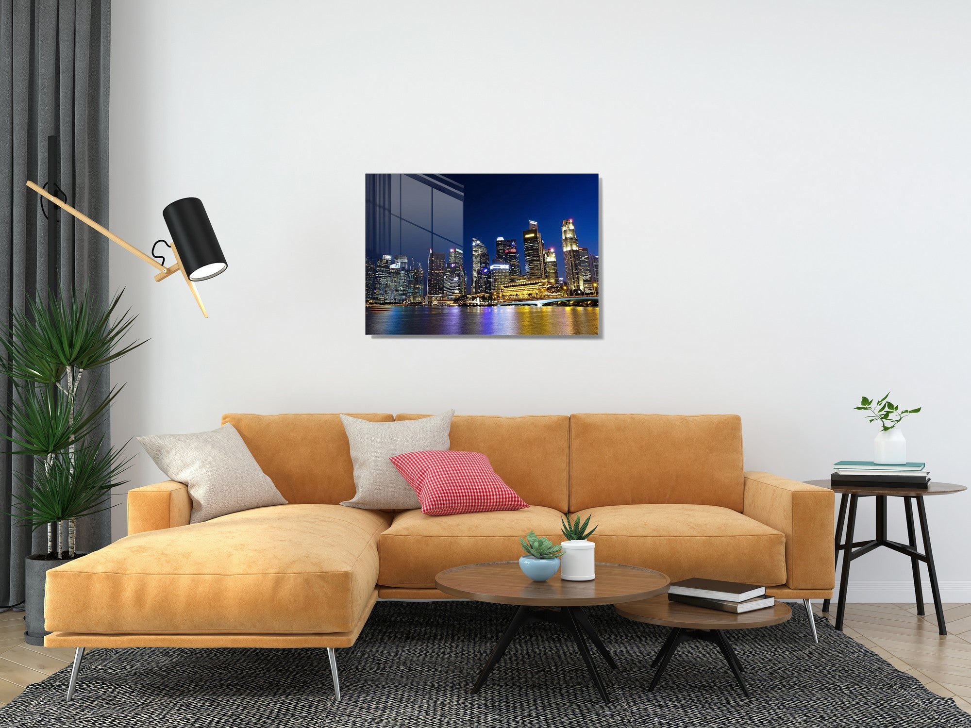 Quadro Decorativo em Vidro Temperado Multicolor 45x65cm - Arte Moderna para Transformar o Seu Espaço