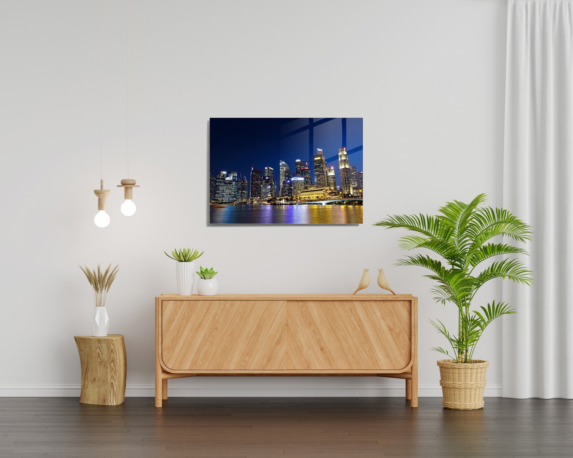 Quadro Decorativo em Vidro Temperado Multicolor 45x65cm - Arte Moderna para Transformar o Seu Espaço