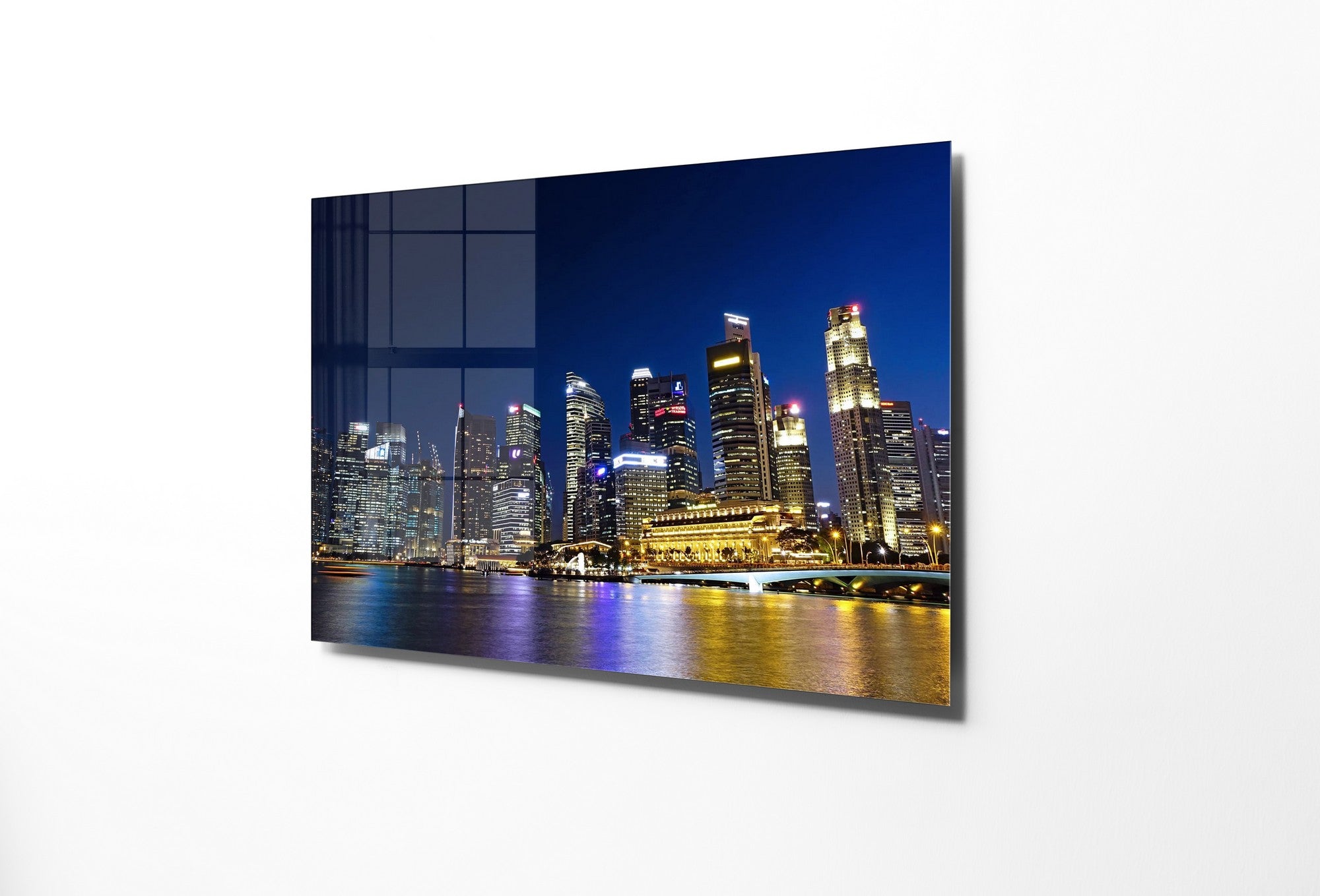 Quadro Decorativo em Vidro Temperado Multicolor 30x45cm - Arte Moderna para Decoração de Interiores