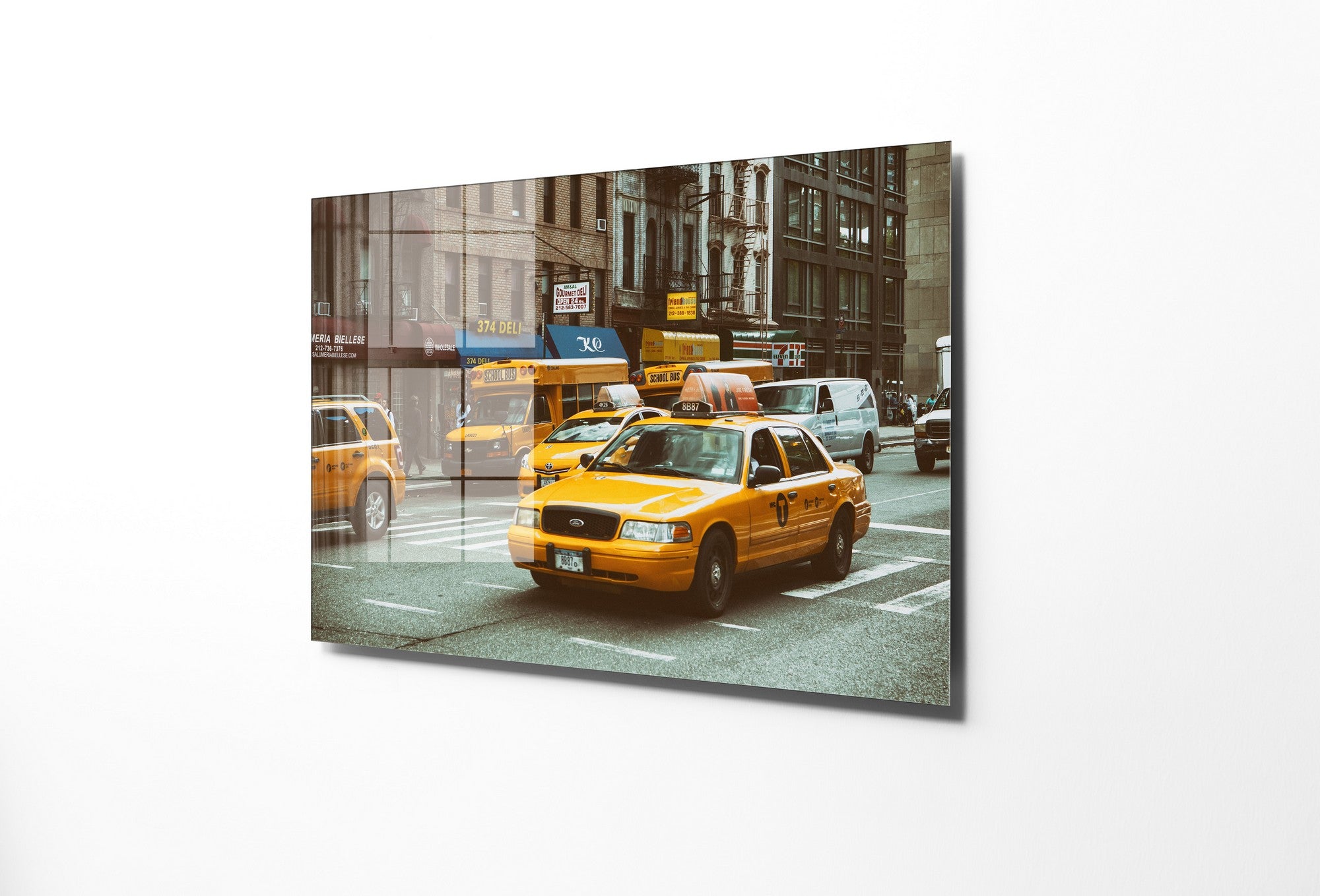 Quadro Decorativo em Vidro Temperado Multicolor 50x70cm - Arte Moderna para Transformar o Seu Espaço