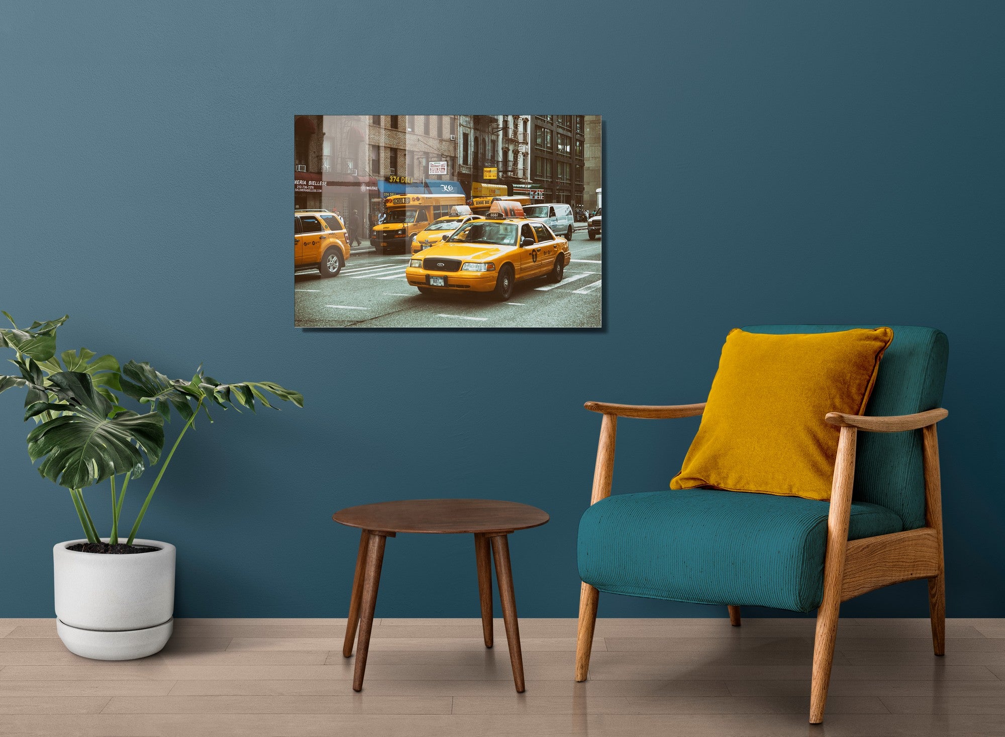 Quadro Decorativo em Vidro Temperado Multicolor 30x45cm - Arte Moderna para Decoração de Interiores