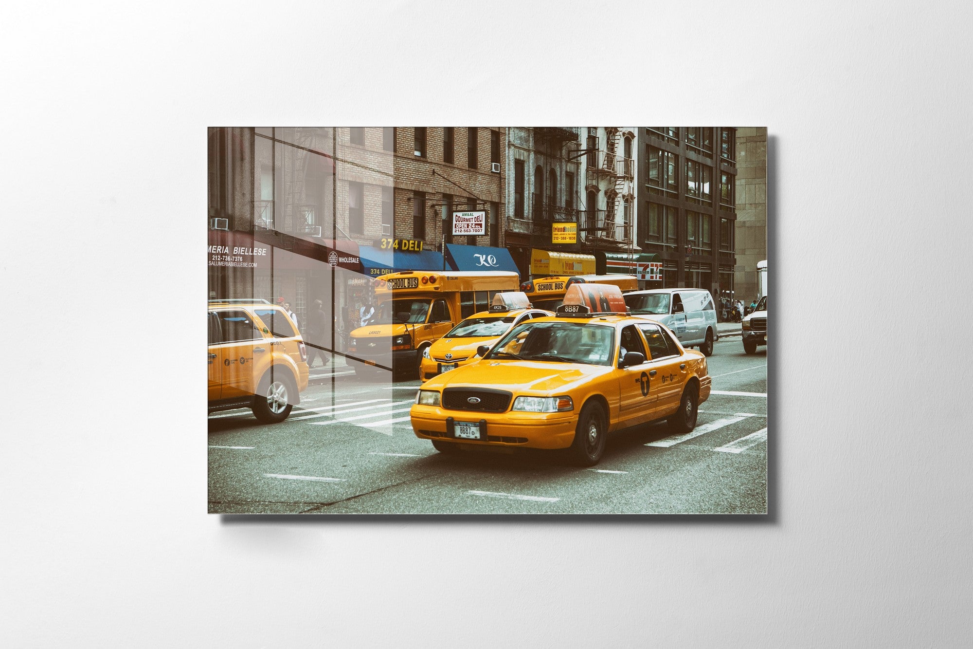 Quadro Decorativo em Vidro Temperado Multicolor 30x45cm - Arte Moderna para Decoração de Interiores