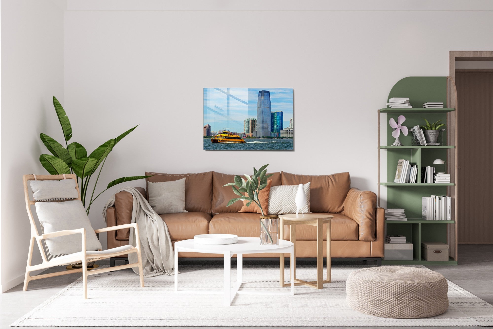 Quadro Decorativo em Vidro Temperado Multicolor 70x100cm - Arte Moderna para Transformar o Seu Espaço