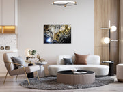 Quadro Decorativo em Vidro Temperado Multicolor 30x45cm - Arte Moderna para Decoração de Interiores