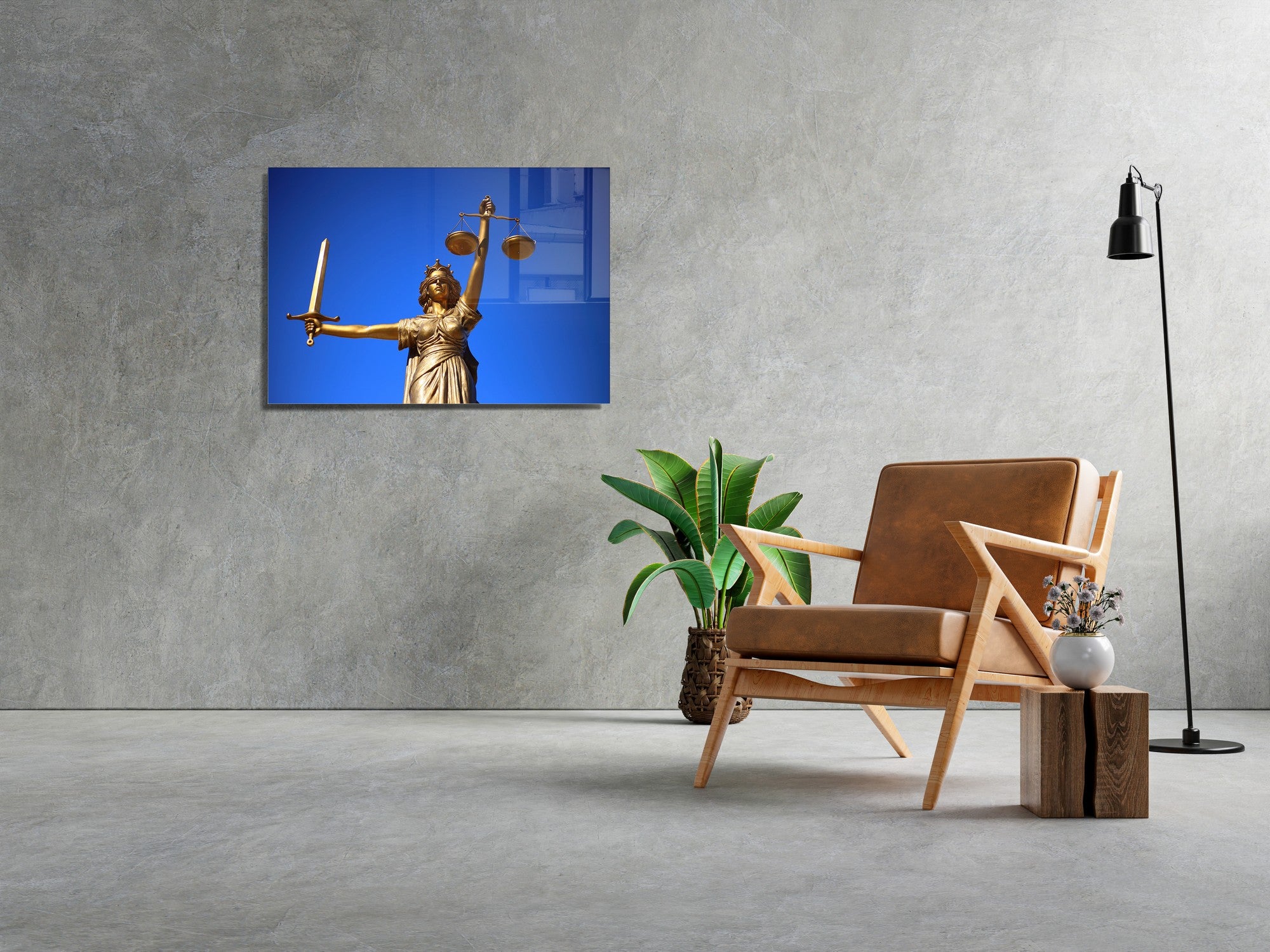 Quadro Decorativo em Vidro Temperado Multicolor 45x65cm - Arte Moderna para Transformar o Seu Espaço