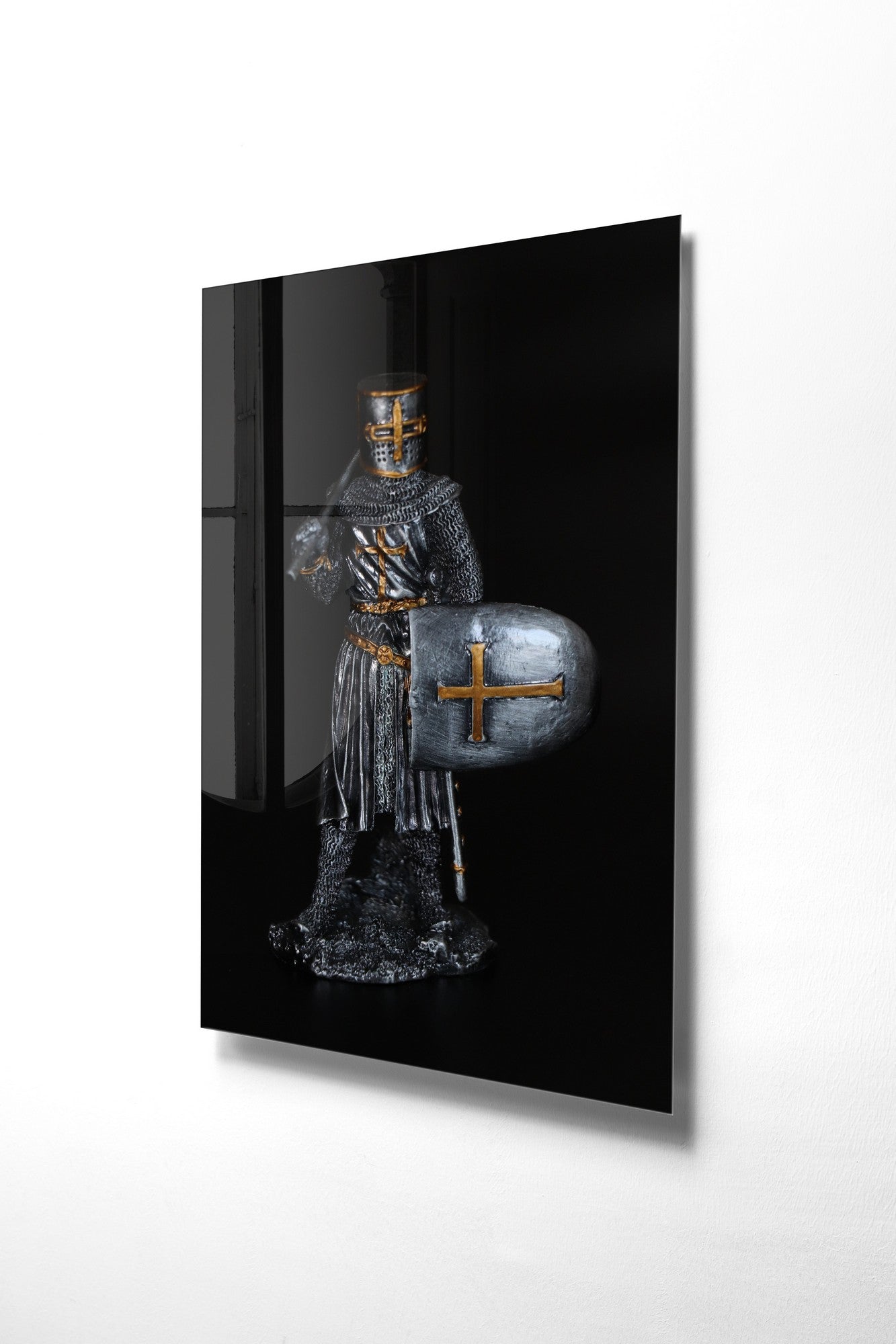 Quadro Decorativo em Vidro Temperado Multicolor 45x65cm - Arte Moderna para Transformar o Seu Espaço