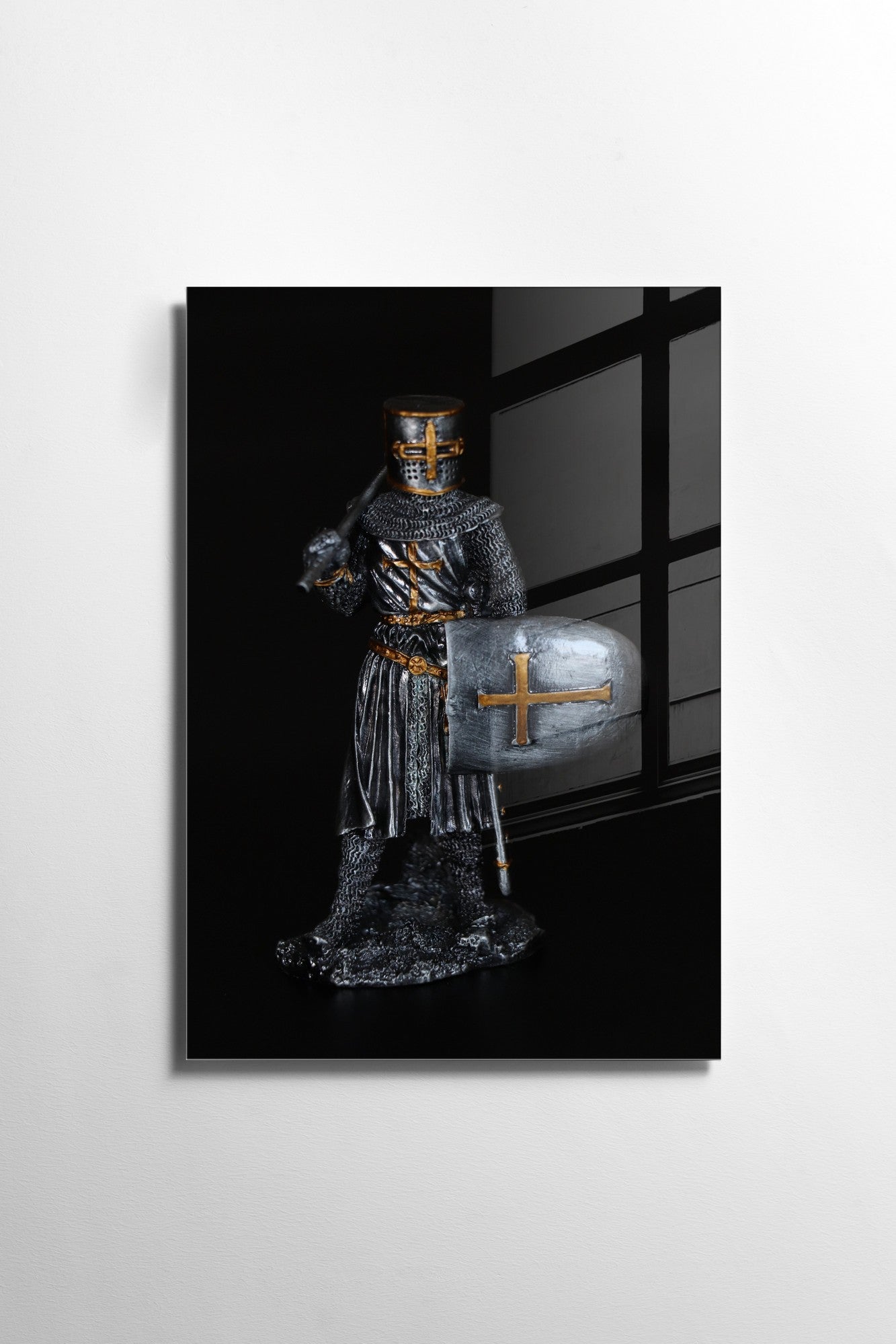 Quadro Decorativo em Vidro Temperado Multicolor 30x45cm - Arte Moderna para Decoração de Interiores