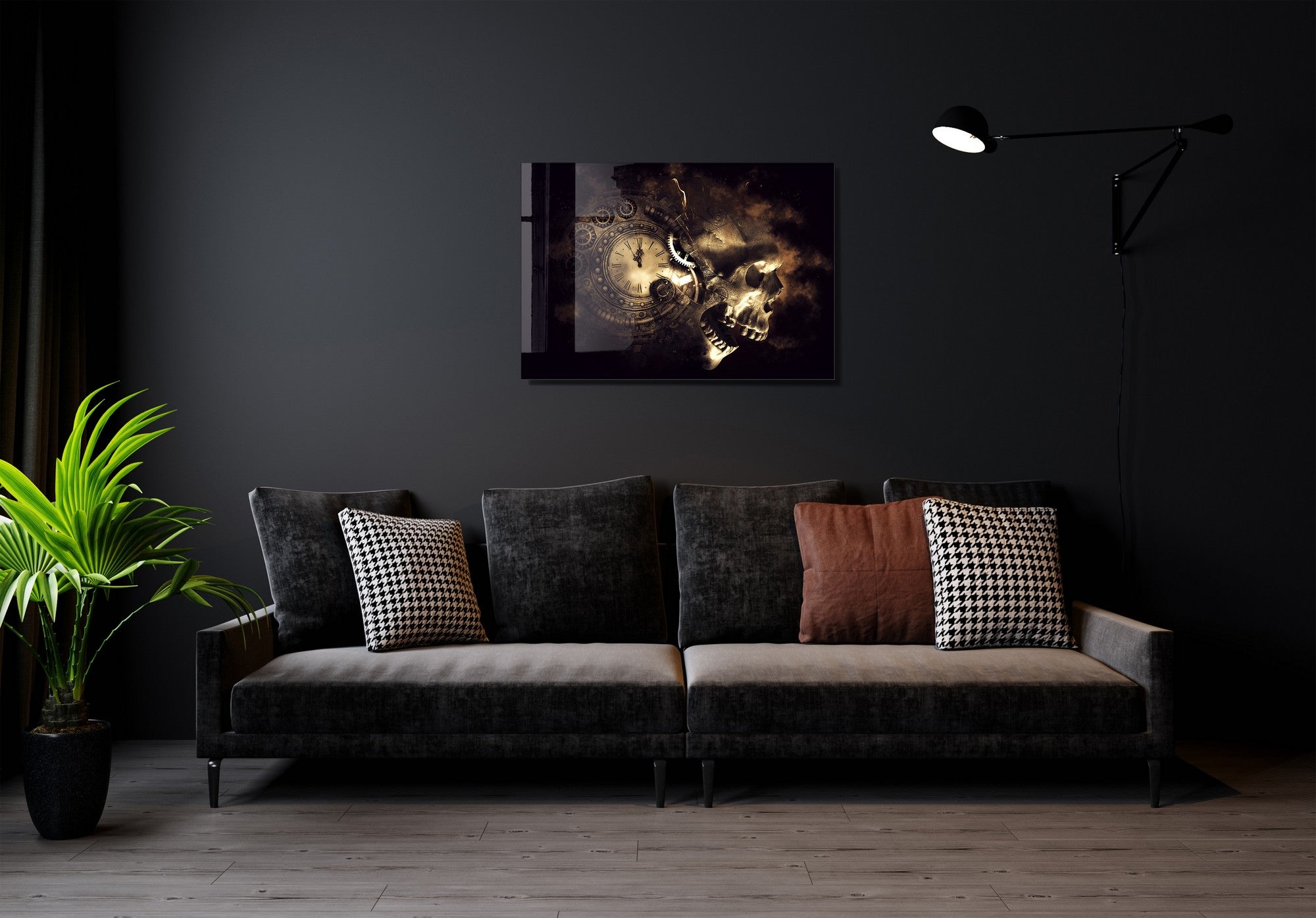 Quadro Decorativo em Vidro Temperado Multicolor 45x65cm - Arte Moderna para Transformar o Seu Espaço