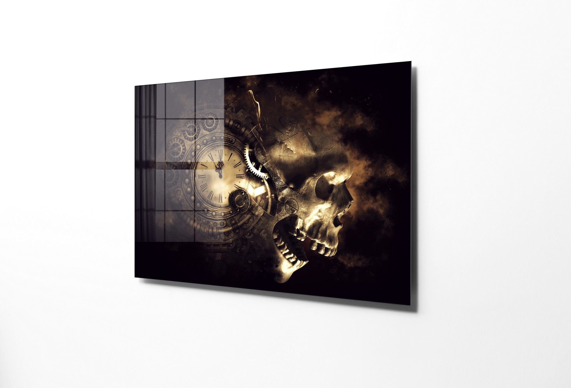 Quadro Decorativo em Vidro Temperado Multicolor 45x65cm - Arte Moderna para Transformar o Seu Espaço