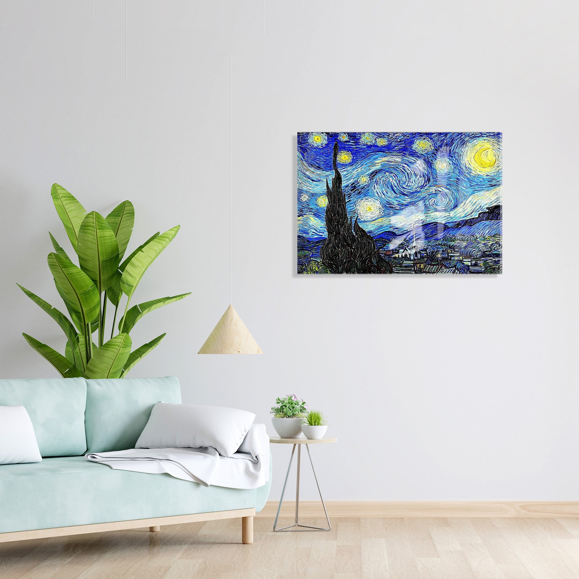 Quadro Decorativo em Vidro Temperado Multicolor 50x70cm - Arte Moderna para Transformar o Seu Espaço