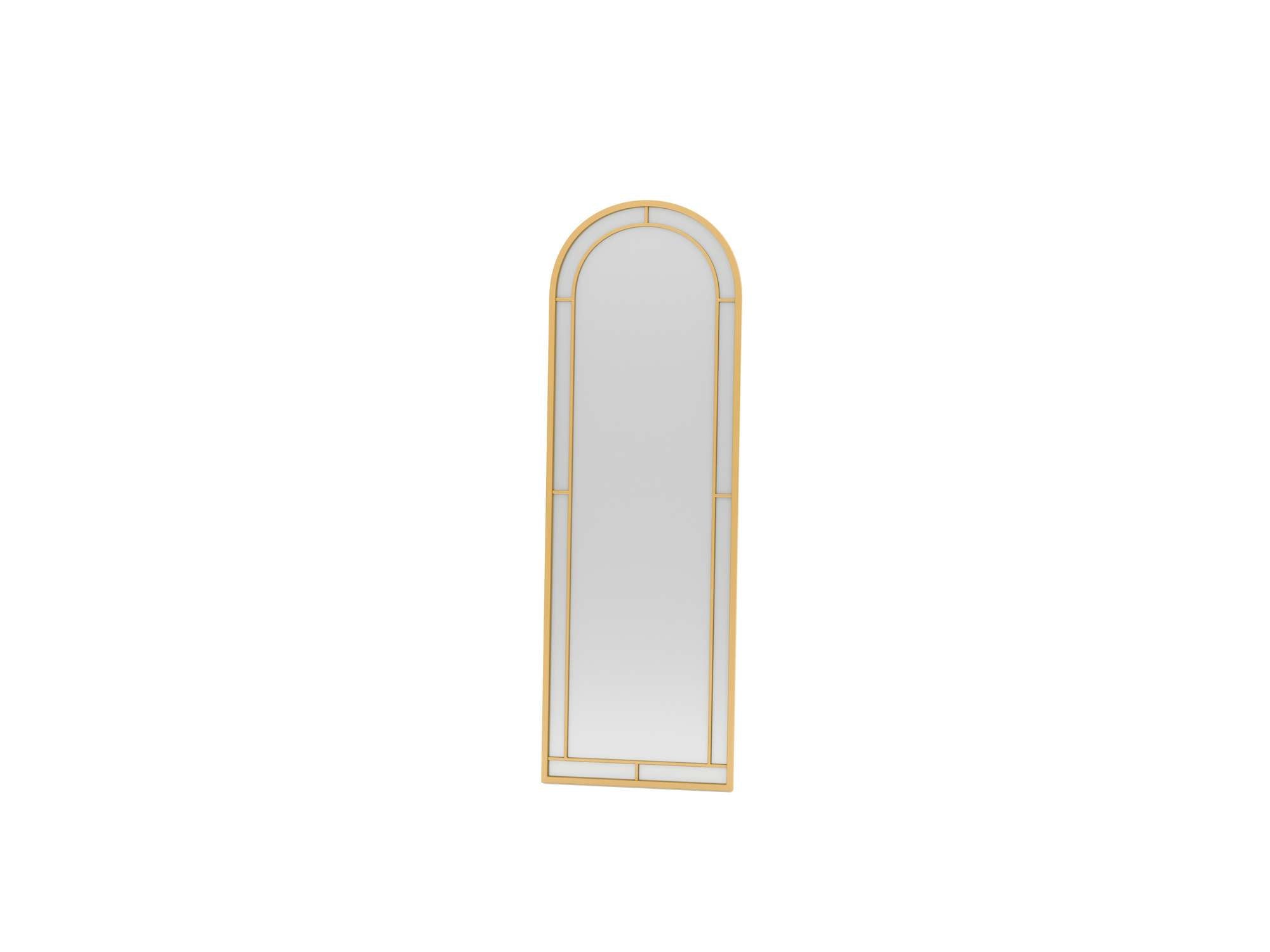Espelho Cheval Dourado de Metal 180cm - Elegância Clássica para Decoração de Parede
