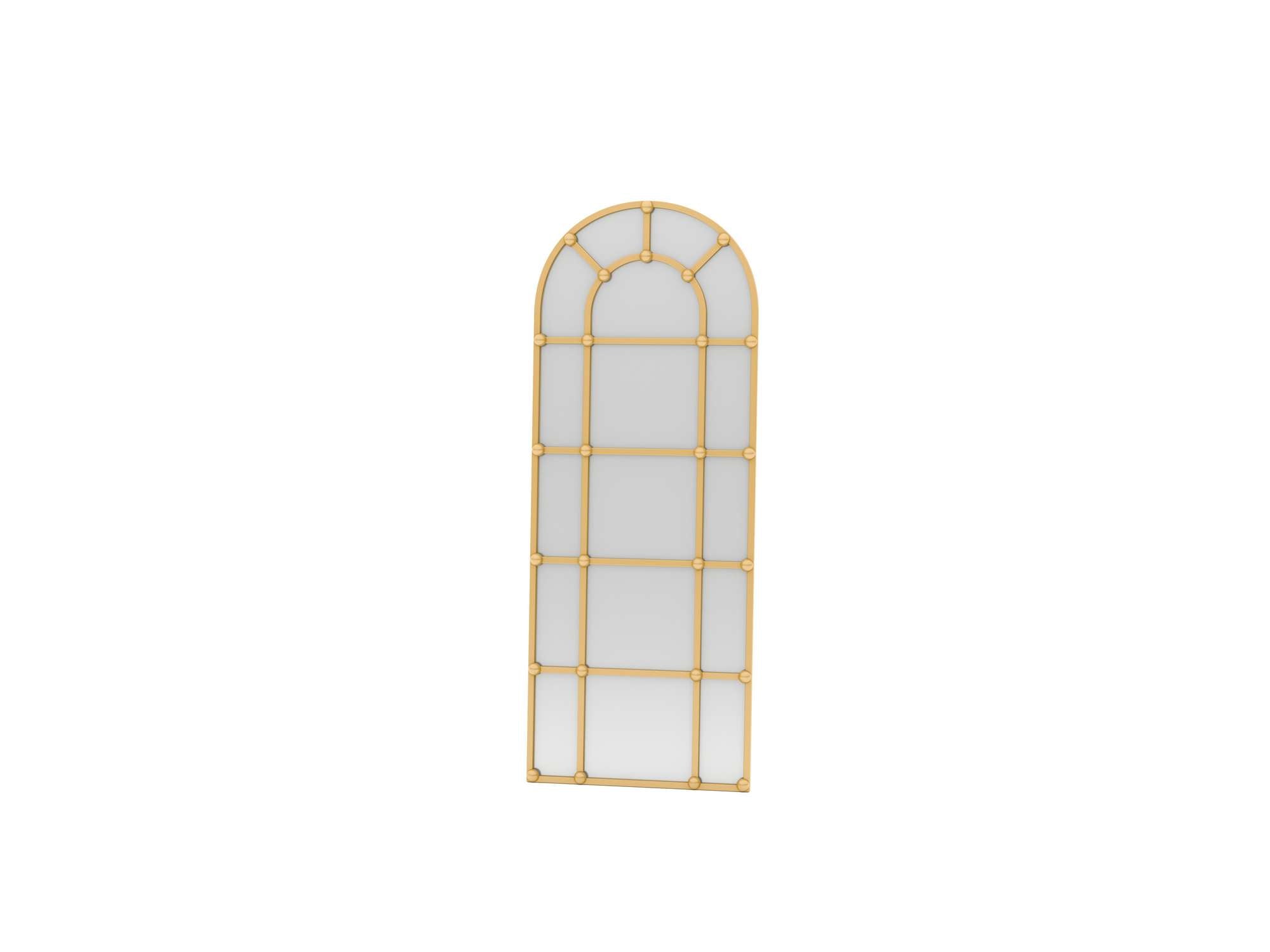 Espelho Cheval Dourado de Metal 180cm - Elegância Clássica para Decoração de Parede