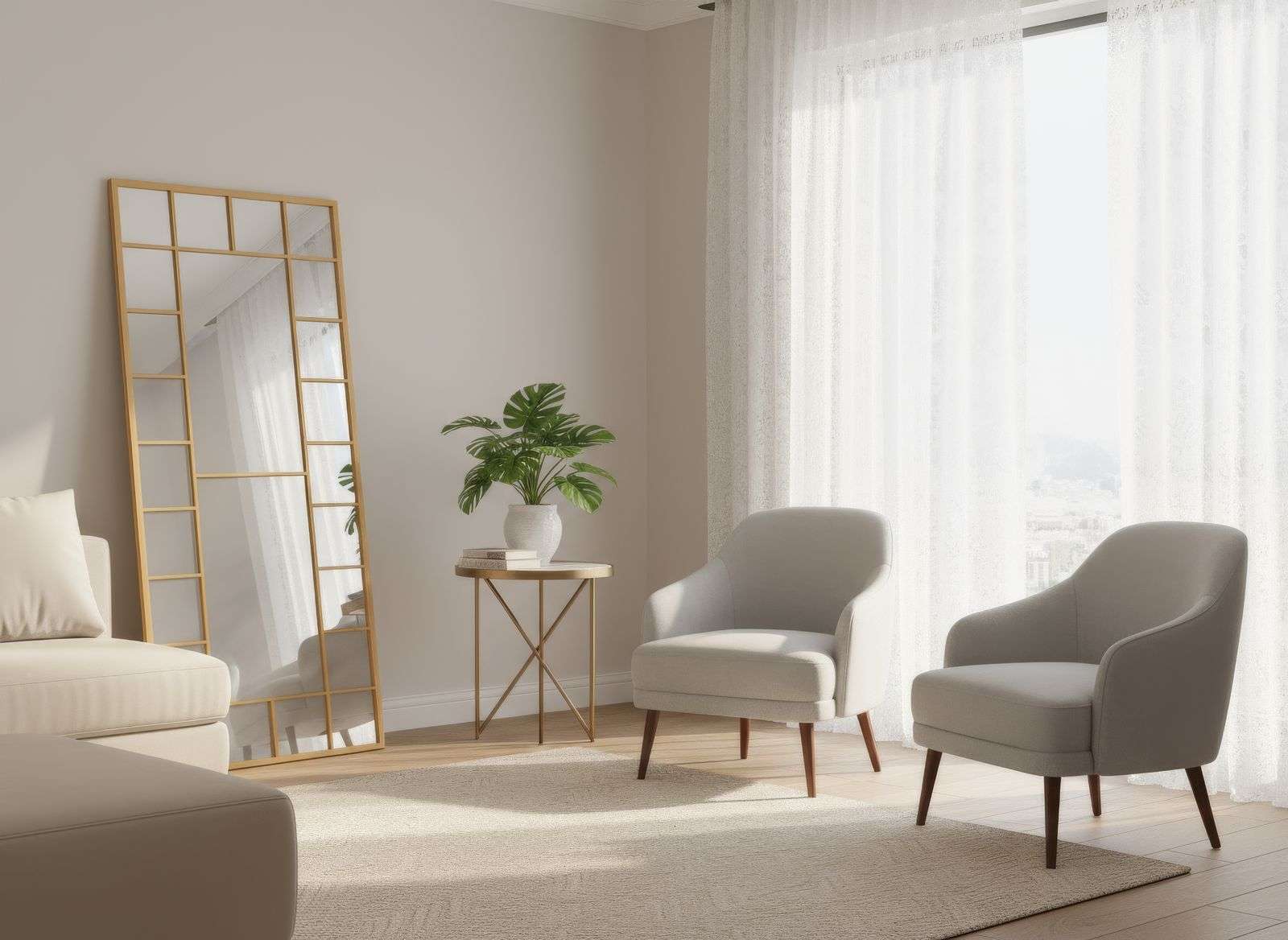 Espelho Cheval Dourado 180cm - Metal 100% com Fixação de Parede - Elegância Clássica para o Seu Quarto