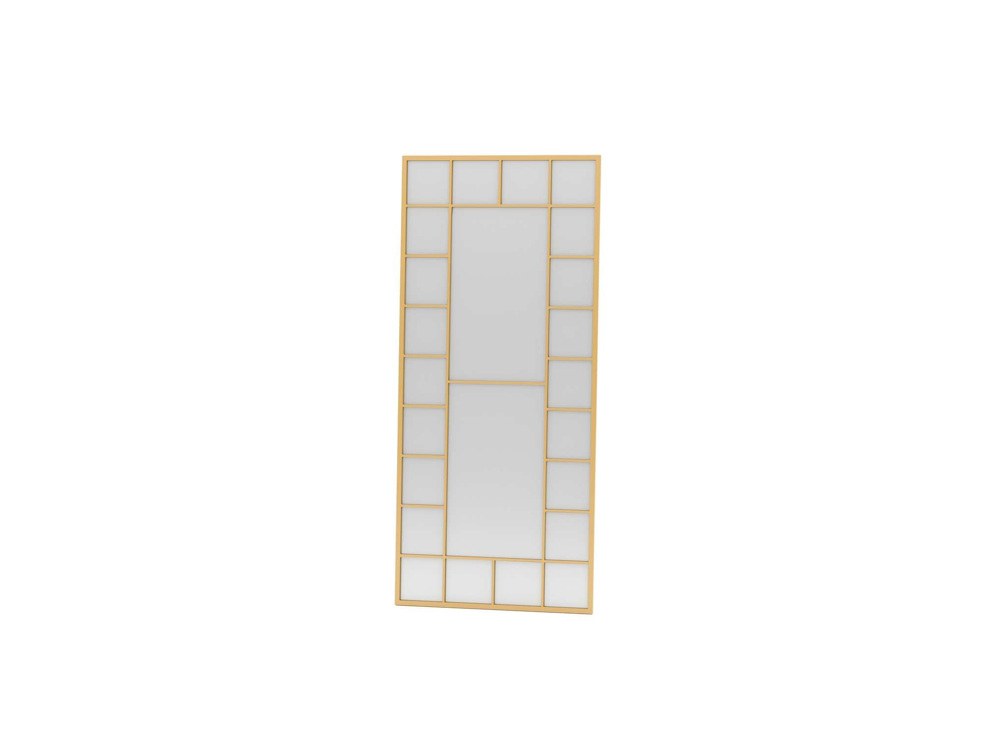 Espelho Cheval Dourado 180cm - Metal 100% com Fixação de Parede - Elegância Clássica para o Seu Quarto