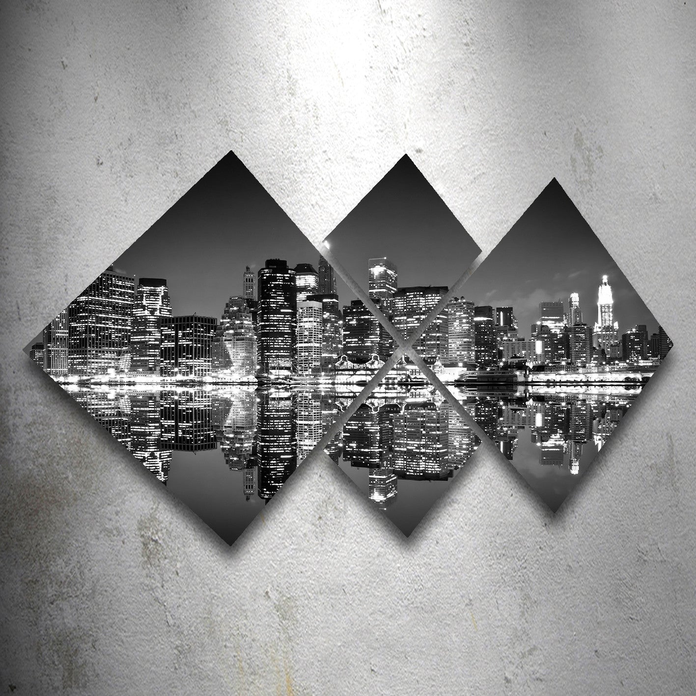 Conjunto Decorativo MDF Multicolor 4 Peças - Impressão UV Premium para Parede