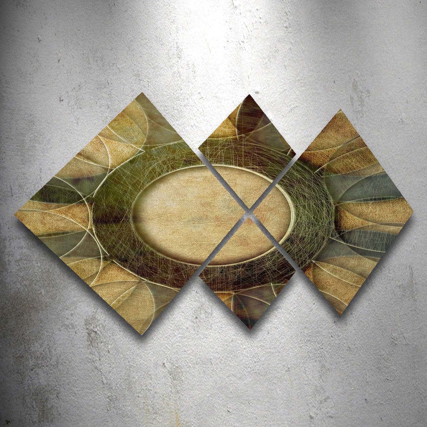 Conjunto Decorativo MDF Multicolor 4 Peças - Impressão UV Premium para Parede