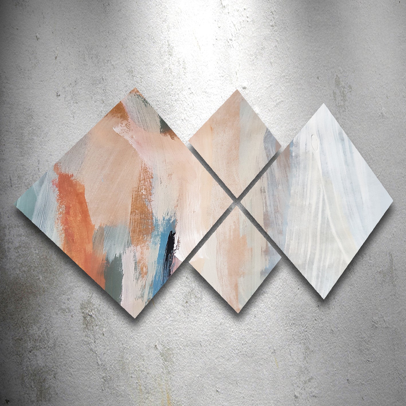 Conjunto Decorativo MDF Multicolor 4 Peças - Impressão UV Premium para Parede