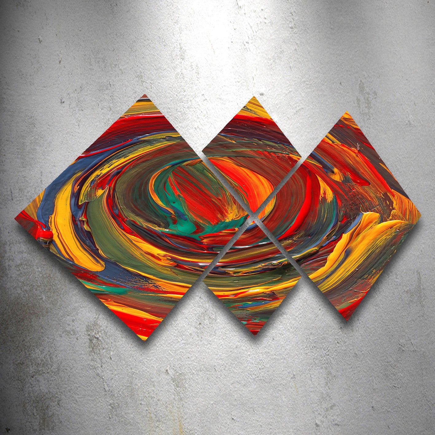 Conjunto Decorativo MDF Multicolor 4 Peças - Impressão UV Premium para Parede