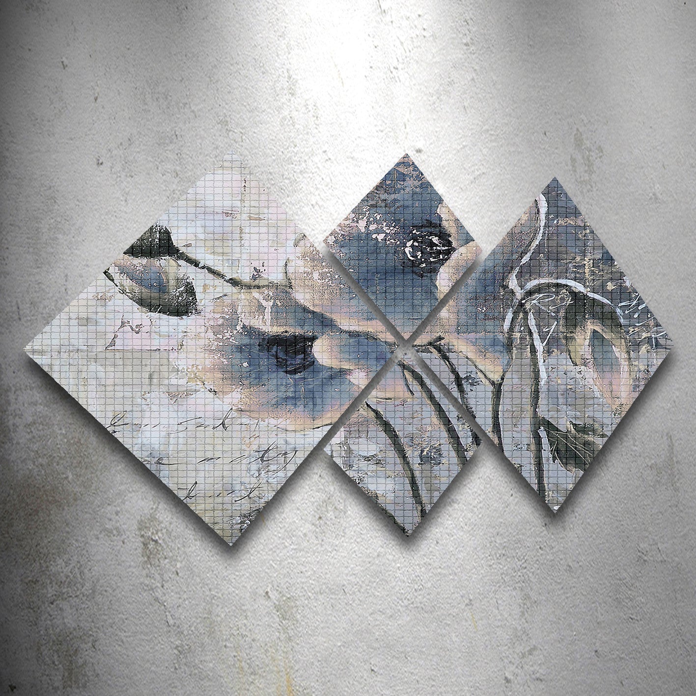 Conjunto Decorativo MDF Multicolor 4 Peças - Impressão UV Premium para Parede