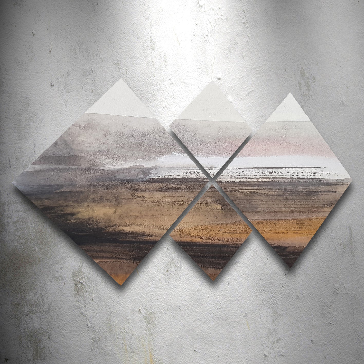 Conjunto Decorativo MDF Multicolor 4 Peças - Impressão UV Premium para Parede