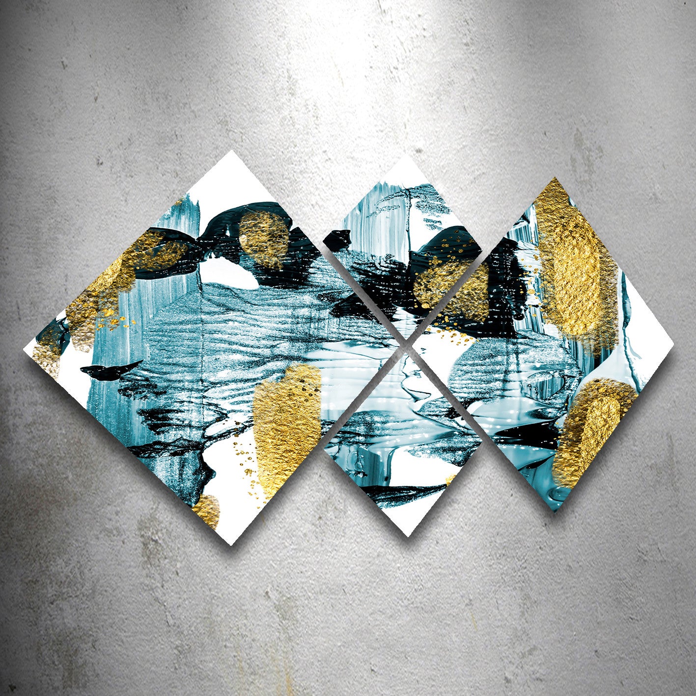 Conjunto Decorativo MDF Multicolor 4 Peças - Impressão UV Premium para Parede