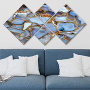 Conjunto Decorativo MDF Multicolor 4 Peças - Impressão UV Premium para Parede