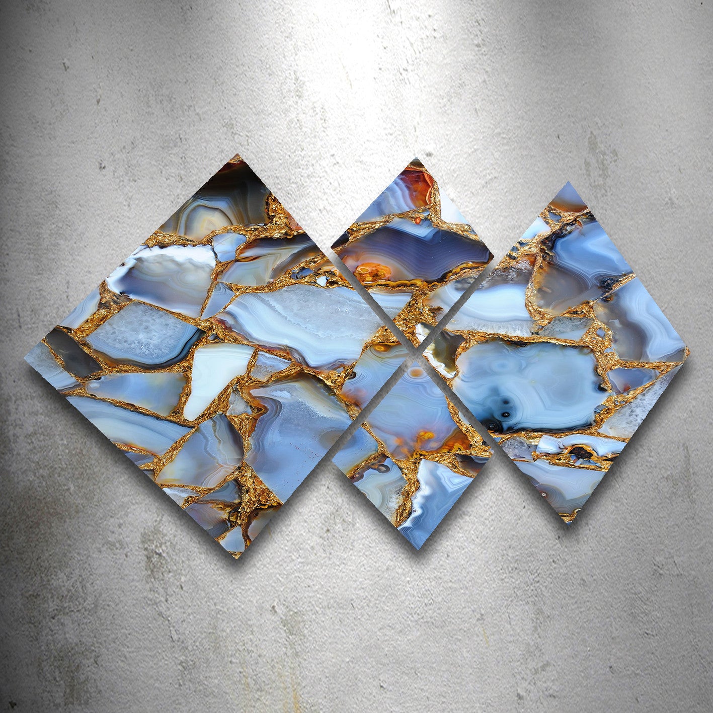 Conjunto Decorativo MDF Multicolor 4 Peças - Impressão UV Premium para Parede