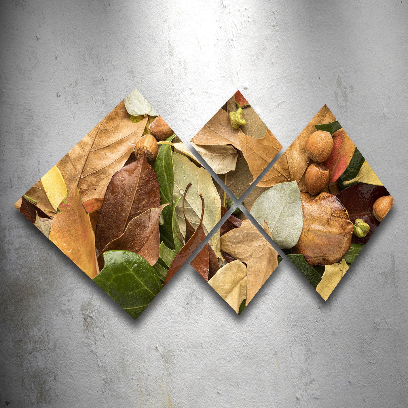 Conjunto Decorativo MDF Multicolor 4 Peças - Impressão UV Premium para Parede