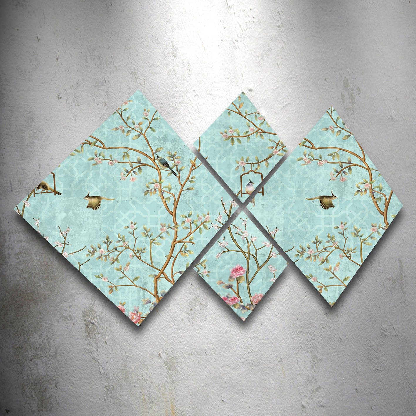 Conjunto Decorativo MDF Multicolor 4 Peças - Impressão UV Premium para Parede