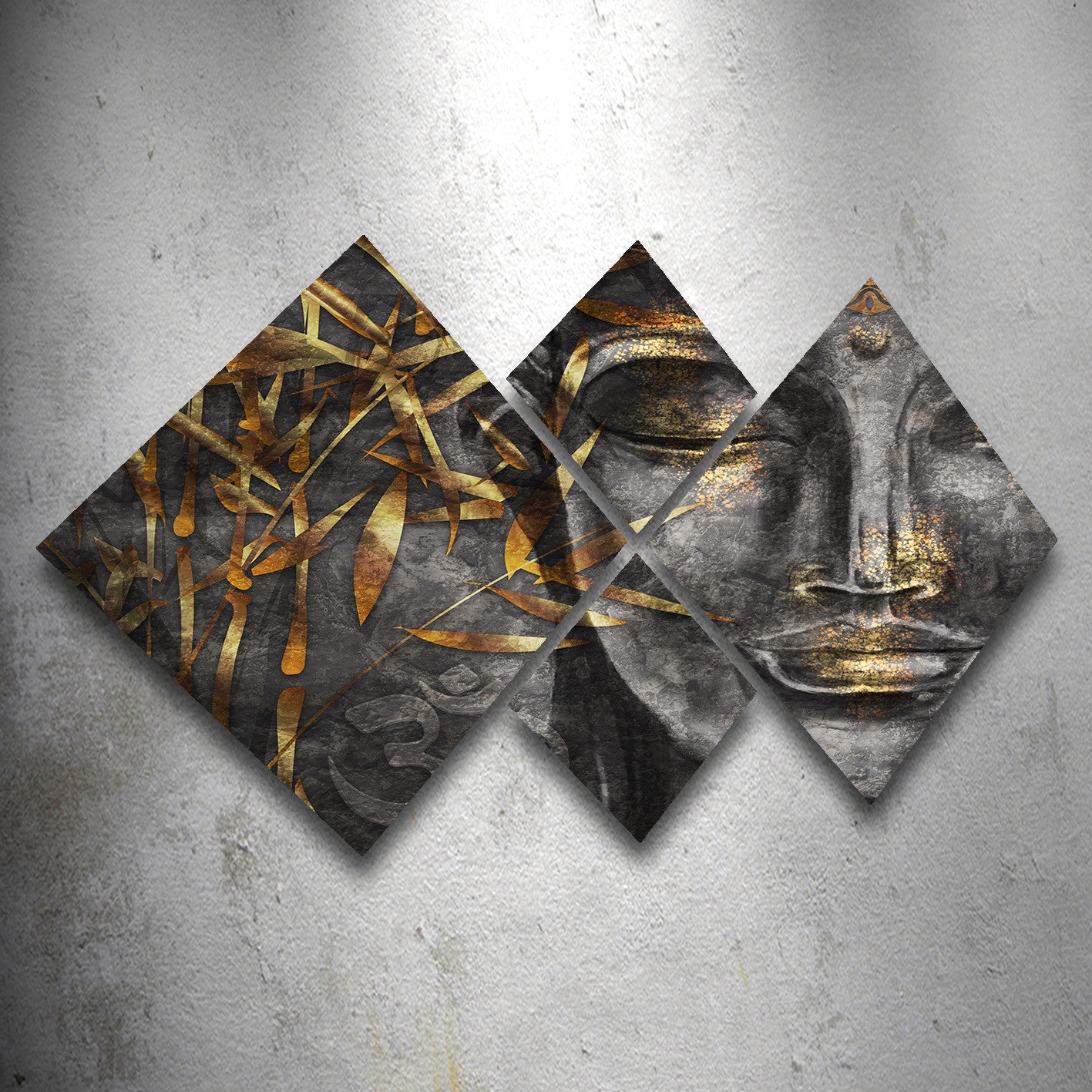 Conjunto Decorativo MDF Multicolor 4 Peças - Impressão UV Premium para Parede