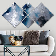 Conjunto Decorativo MDF Multicolor 4 Peças - Impressão UV Premium para Parede