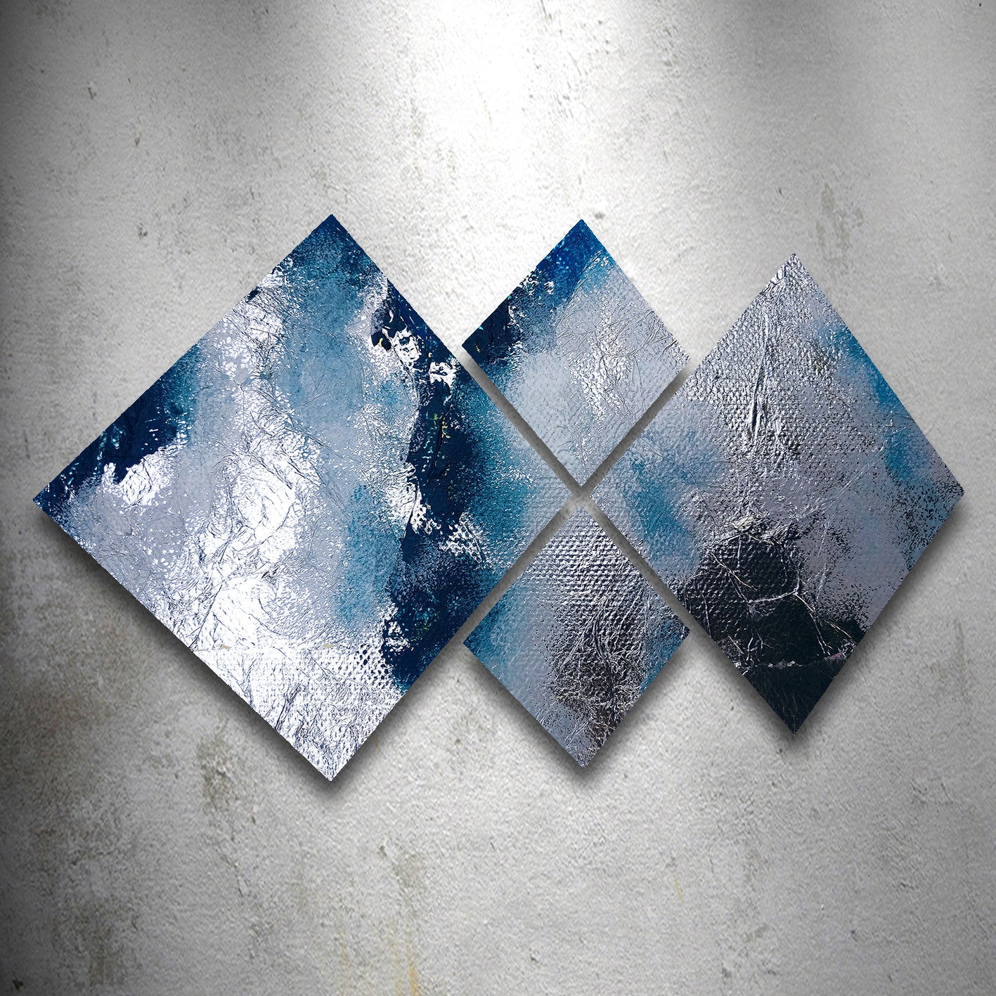 Conjunto Decorativo MDF Multicolor 4 Peças - Impressão UV Premium para Parede