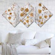 Conjunto Decorativo MDF Multicolor 4 Peças - Impressão UV Premium para Parede