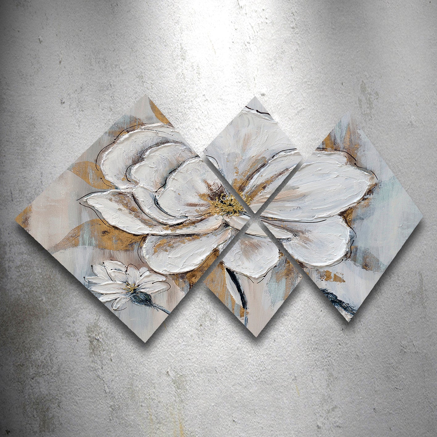 Conjunto Decorativo MDF Multicolor 4 Peças - Impressão UV Premium para Parede