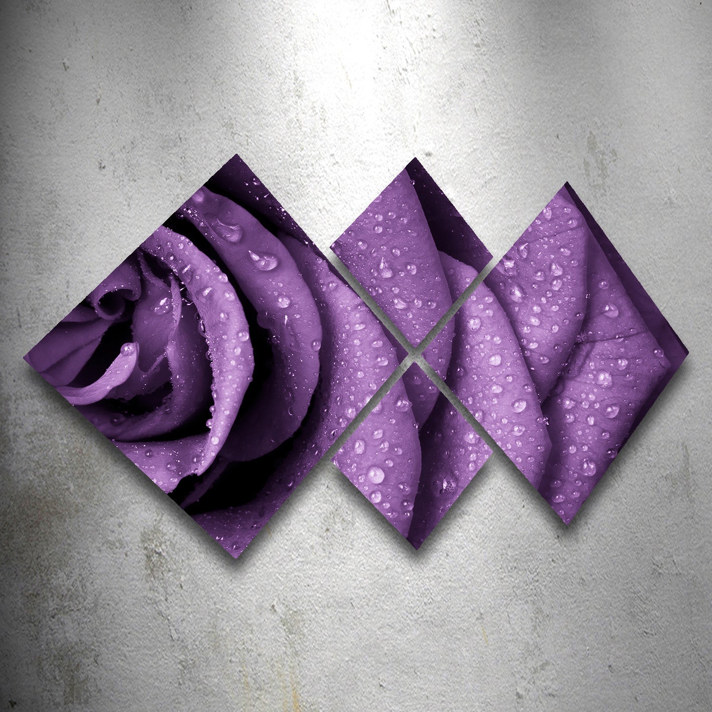 Conjunto Decorativo MDF Multicolor 4 Peças - Impressão UV Premium para Parede