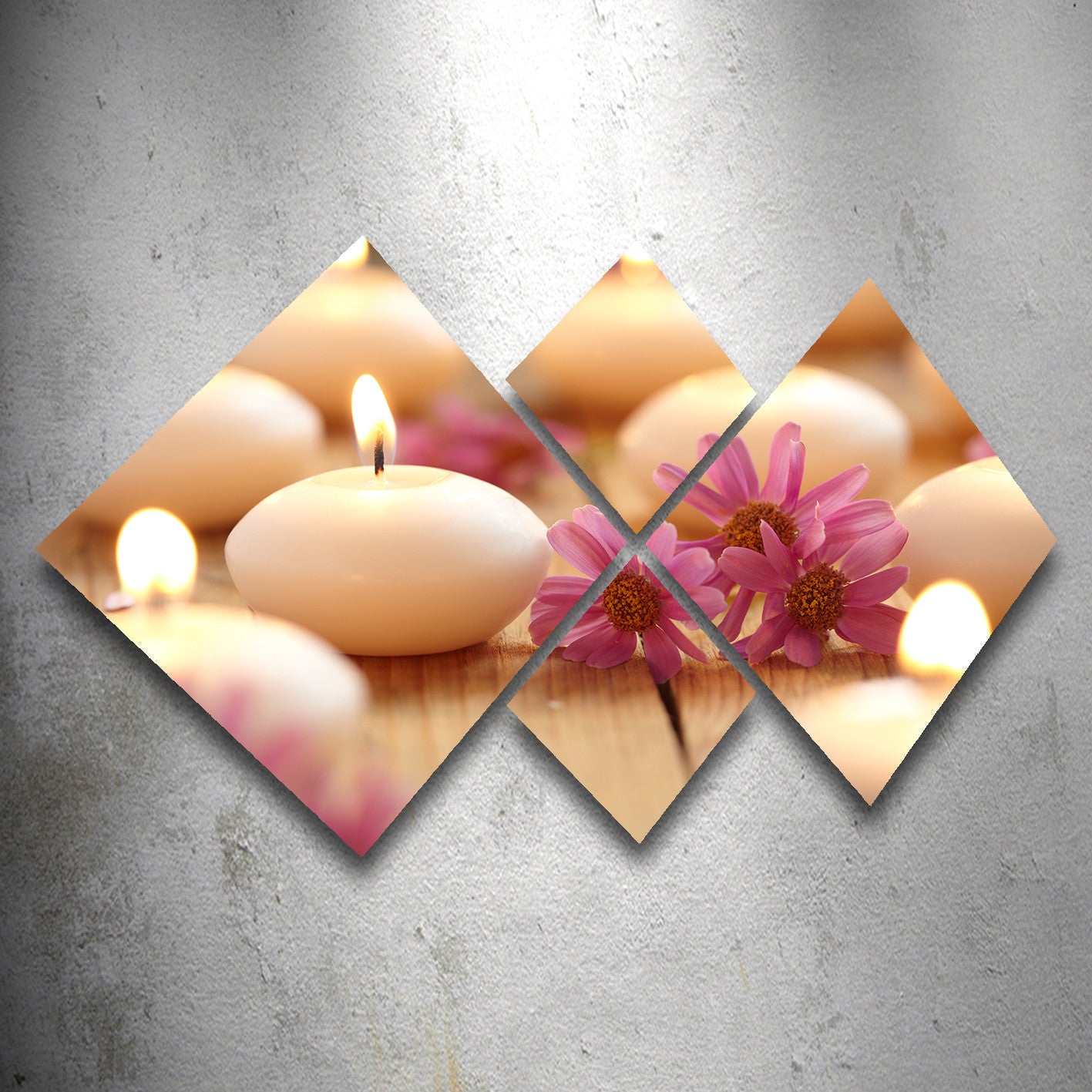 Conjunto Decorativo MDF Multicolor 4 Peças - Impressão UV Premium para Parede